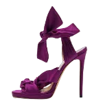 Purple Satin Jimmy Choo Sandals