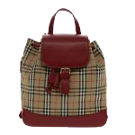 Multicolor Canvas Burberry Backpack