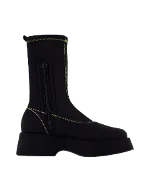 Black Polyester Ganni Boots