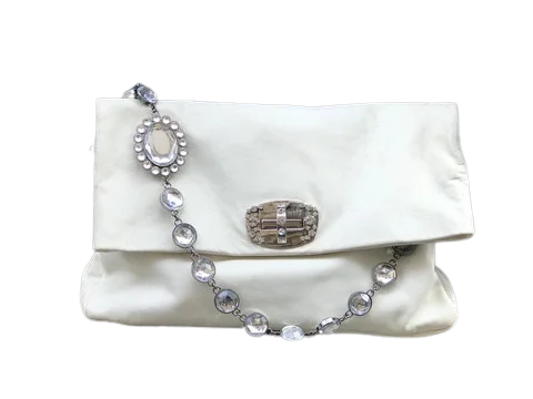White Leather Miu Miu Handbag