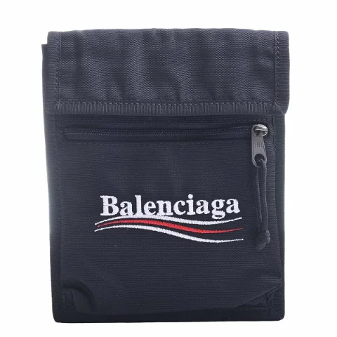 Black Polyester Balenciaga Shoulder Bag
