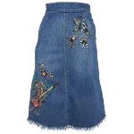 Blue Denim Zadig & Voltaire Skirt