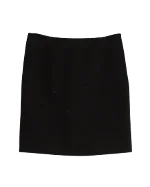 Black Wool Tom Ford Skirt