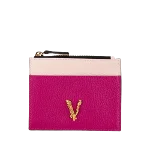 Purple Leather Versace Wallet