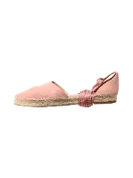 Pink Fabric Aquazzura Flats