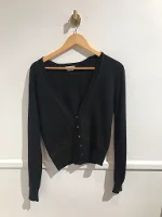 Black Wool Dries Van Noten Cardigan