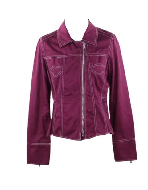 Purple Cotton Armani Jacket