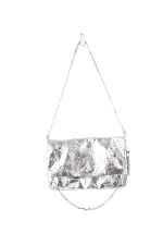 Silver Leather Zadig & Voltaire Shoulder Bag