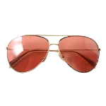 Brown Metal Céline Sunglasses