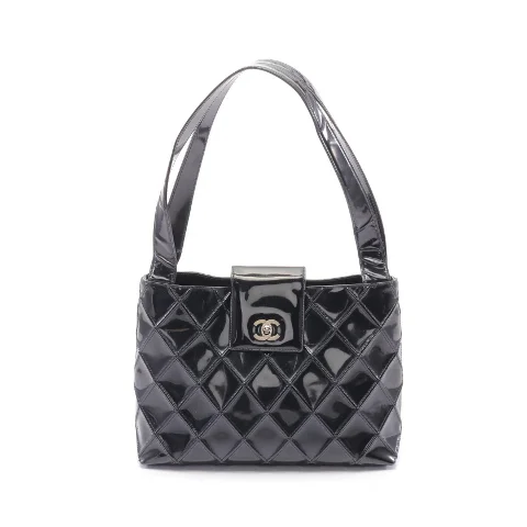 Black Plastic Chanel Handbag