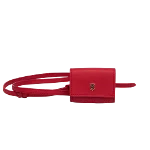 Red Leather Burberry Case