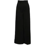 Black Polyester MSGM Pants