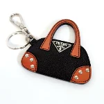 Black Fabric Prada Charm