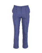 Blue Viscose Diane Von Furstenberg Pants