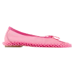 Pink Fabric Simone Rocha Flats