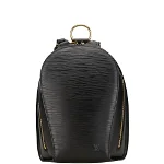 Black Leather Louis Vuitton Backpack