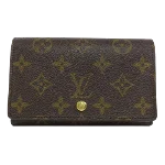 Brown Canvas Louis Vuitton Porte Monnaie