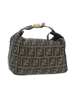 Brown Canvas Fendi Handbag