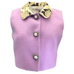 Purple Wool Alessandra Rich Vest