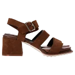 Brown Suede Tod's Sandals