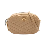 Beige Leather Tory Burch Shoulder Bag