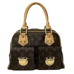 Brown Canvas Louis Vuitton Manhattan