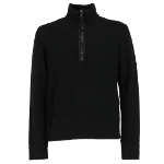 Black Cotton Stone Island Sweatshirt