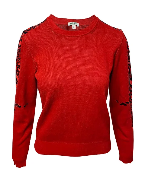 Red Cotton Kenzo Sweater