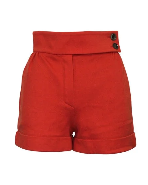 Orange Cotton Louis Vuitton Shorts