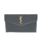 Black Leather Yves Saint Laurent Clutch