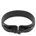 Black Leather Burberry Belt
