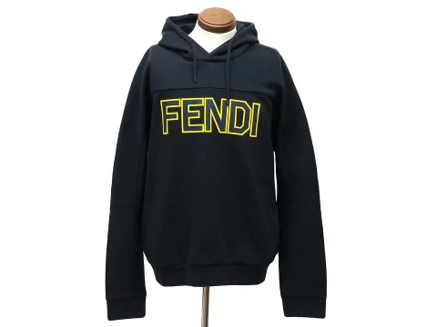 Navy Fabric Fendi Sweatshirt