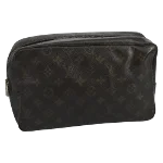 Brown Canvas Louis Vuitton Trousse Toilette