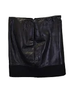 Black Leather Jil Sander Skirt