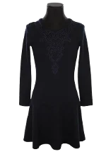 Navy Polyester The Kooples Dress