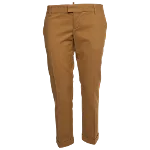Brown Cotton Dsquared2 Pants
