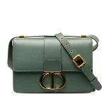 Green Leather Dior Crossbody Bag