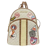 Beige Canvas Michael Kors Backpack