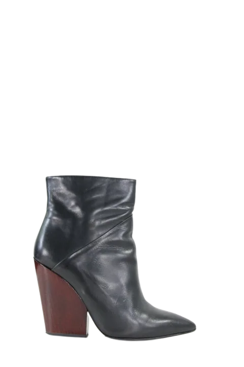 Black Leather IRO Boots
