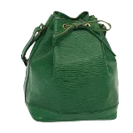 Green Leather Louis Vuitton Noe