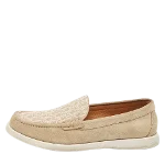 Beige Canvas Dior Flats