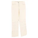 White Cotton Dolce & Gabbana Pants