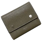 Green Leather Celine Wallet