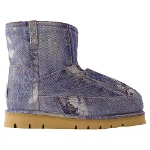 Blue Leather Acne Studios Boots