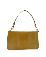 Beige Leather Louis Vuitton Lexington Pochette