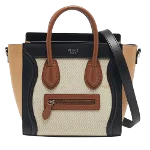 Beige Fabric Celine Luggage