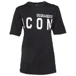 Black Cotton Dsquared2 Top