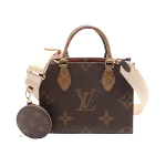 Brown Canvas Louis Vuitton Handbag