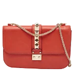 Red Leather Valentino Crossbody Bag