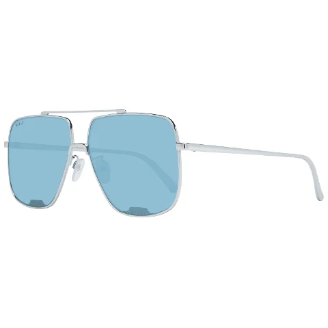 Silver Metal Bally Sunglasses